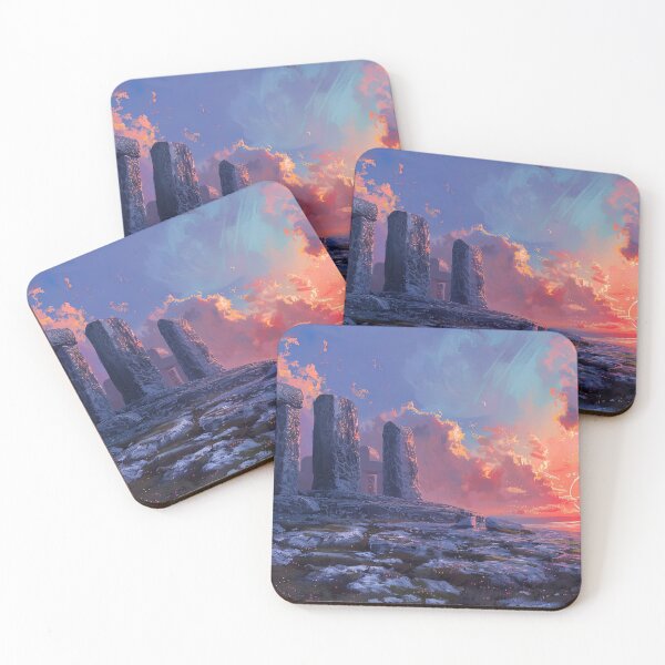 Item preview, Sunset at Stonehenge designed and sold by jgvisualarts.