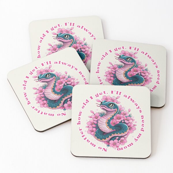 Item preview, 2025 Year of the Snake - Mom & Me Peach Blossom Love designed and sold by DesignMindSG.
