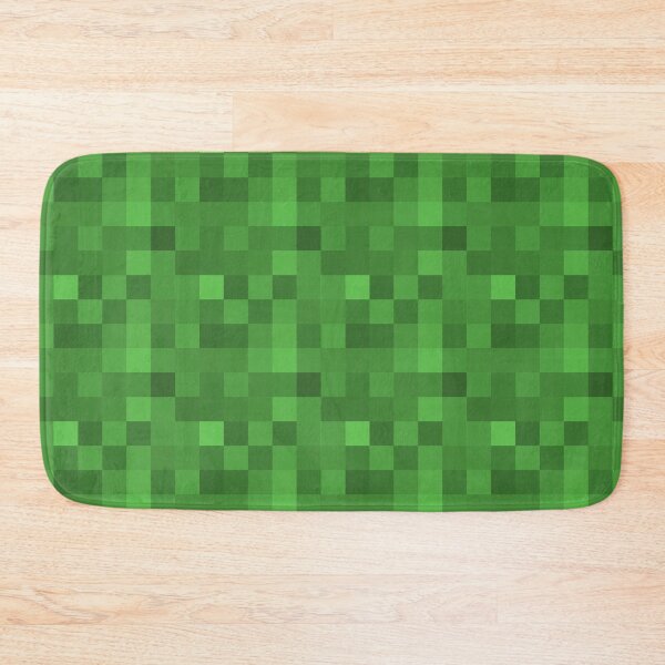 Item preview, Green Grass Pixels Block designed and sold by heyitsmeraya.