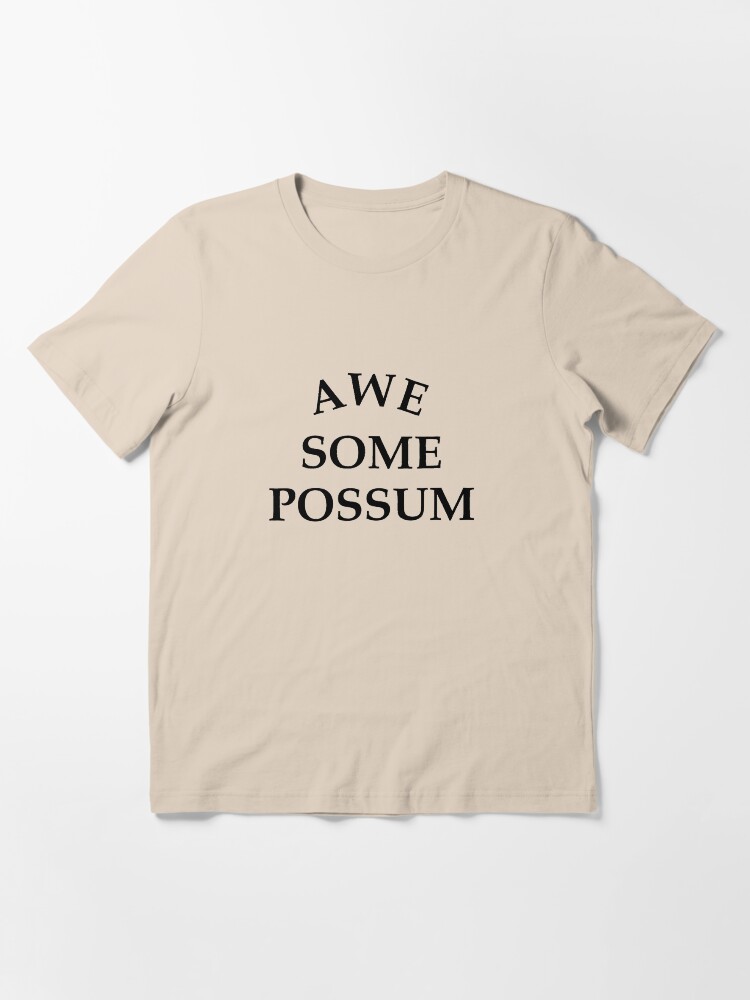 Alternate view of Awesome Possum Essential T-Shirt