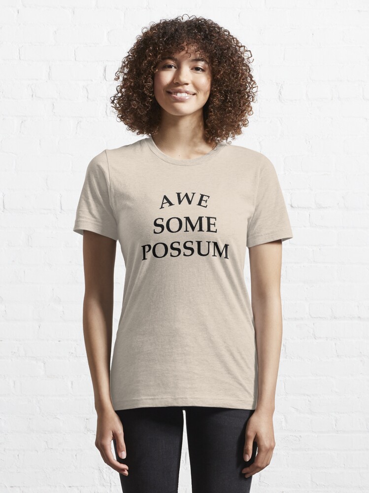 Alternate view of Awesome Possum Essential T-Shirt