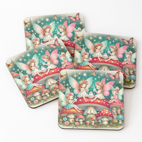 Item preview, Forest Fairies Tea PArty designed and sold by Dream Bloom Gallery.