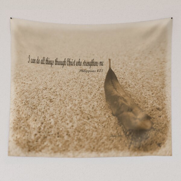 Item preview, Fortitude Philippians 4:13 designed and sold by LitanyLane.