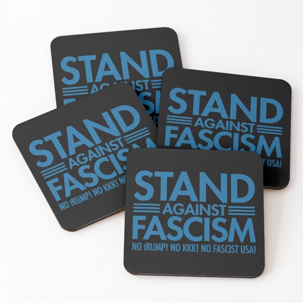 Artikelvorschau, Stand Against Fascism - No tRump - No KKK - No Fascist USA - blue entworfen und verkauft von Thelittlelord.