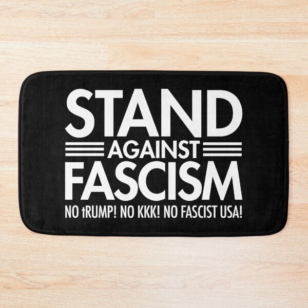 Item preview, Stand Against Fascism - No tRump - No KKK - No Fascist USA - white designed and sold by Thelittlelord.