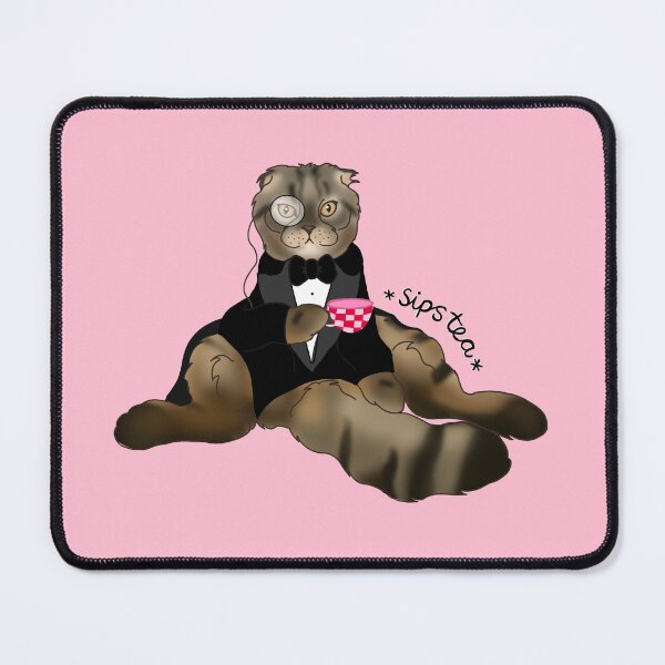 Item preview, *sips tea* cat designed and sold by Solid Gould  Designs.