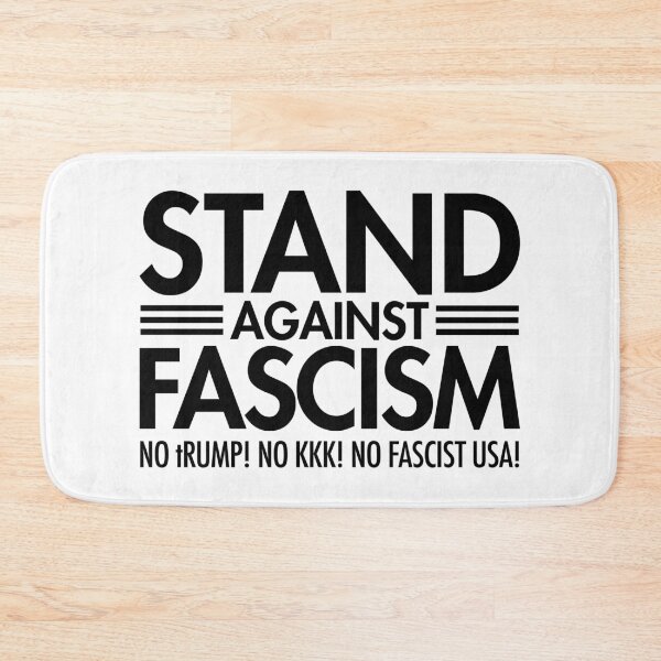 Item preview, Stand Against Fascism - No tRump - No KKK - No Fascist USA - black designed and sold by Thelittlelord.