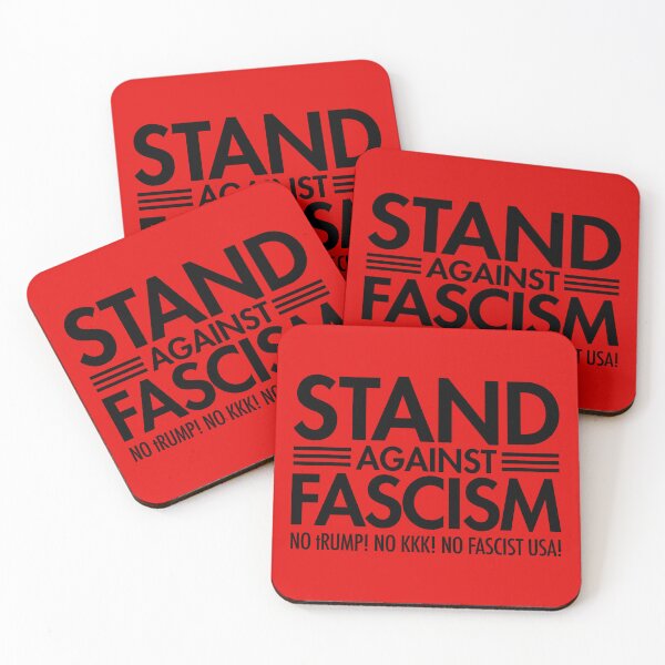 Artikelvorschau, Stand Against Fascism - No tRump - No KKK - No Fascist USA - black 2.0 entworfen und verkauft von Thelittlelord.