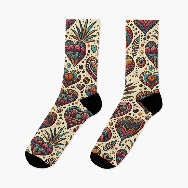 Artikelvorschau, Boho Herzen, Favorit, Liebe, wie, Boho Bohemian, bunt, Blumen, verziert Verbreiten Sie die Liebe entworfen und verkauft von TheTimeTaxi.