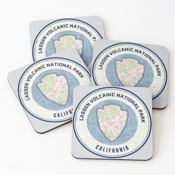 Item preview, Souvenir Map - Lassen Volcanic National Park designed and sold by Willz Designz.