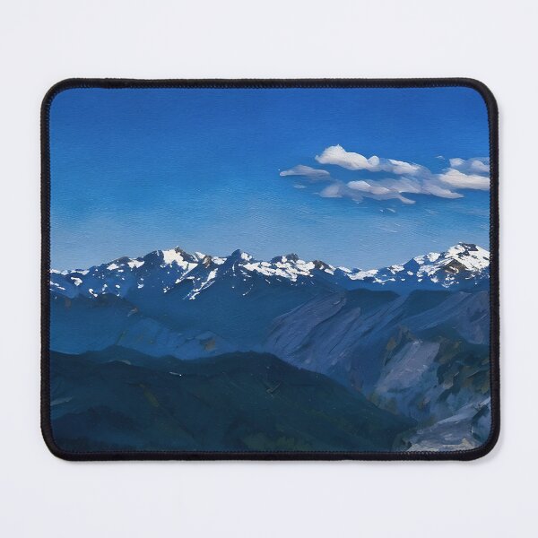 Item preview, Scenic Olympic Mountains (Oil Painting) designed and sold by flyscenicair.