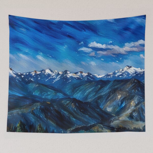 Item preview, Scenic Olympic Mountains (Pastel) designed and sold by flyscenicair.