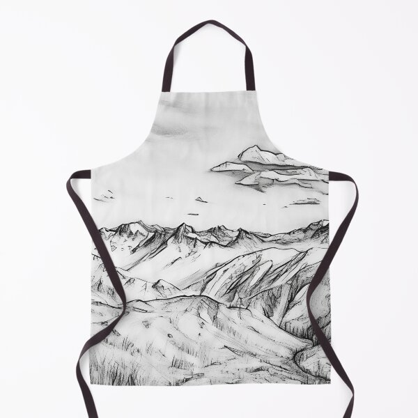 Item preview, Scenic Olympic Mountains (Sketch) designed and sold by flyscenicair.