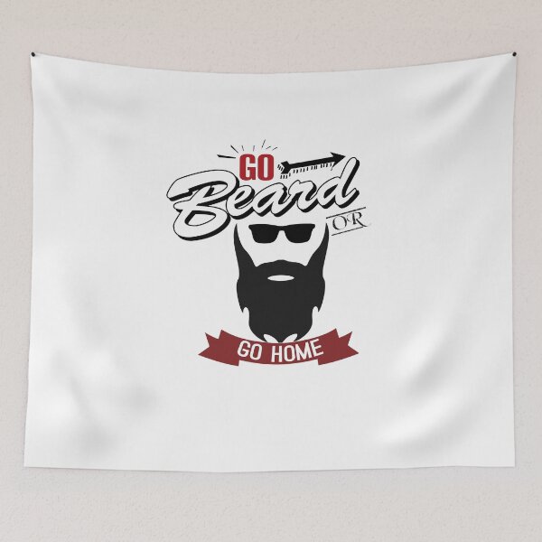 Item preview, Go T Shirt Beard Home Tee Oil Mustache Hair Trimmer Hipster Funny White Tattoos Beards And Third designed and sold by Burhan J Tees LTD.