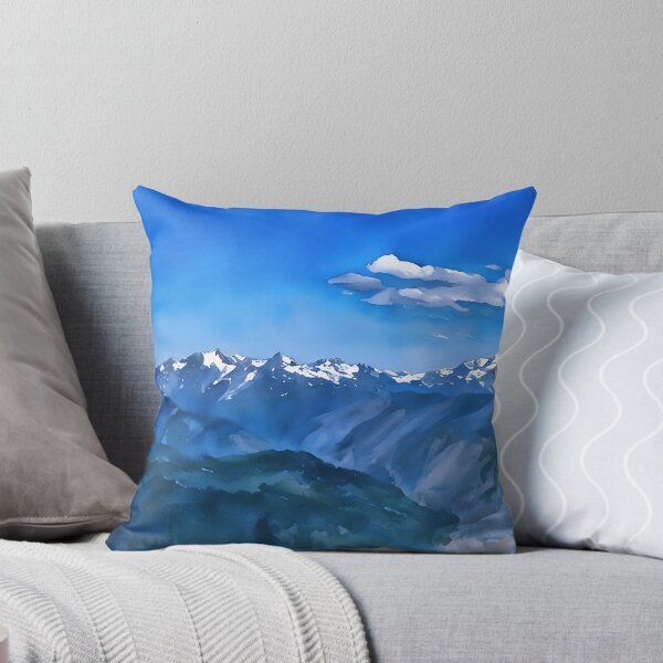 Item preview, Scenic Olympic Mountains (Watercolor) designed and sold by flyscenicair.