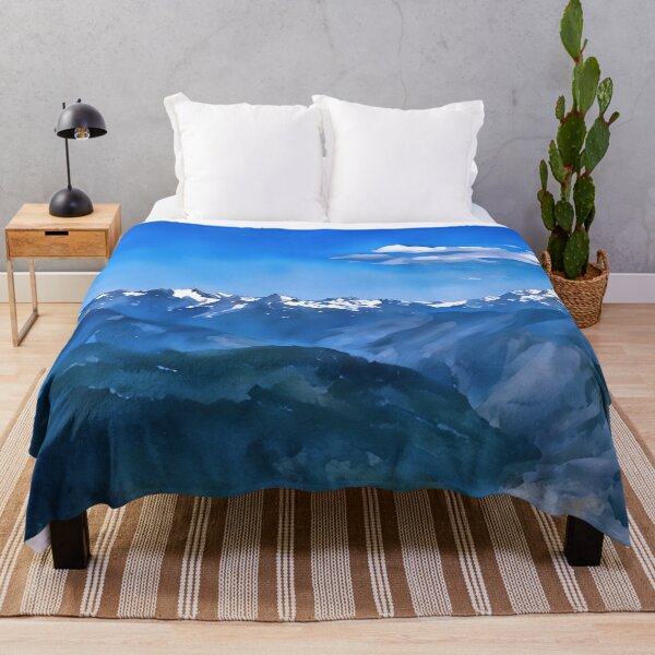Item preview, Scenic Olympic Mountains (Watercolor) designed and sold by flyscenicair.