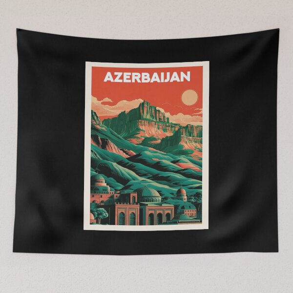 Item preview, Azerbaijan, Travel Art designed and sold by PinkandP.