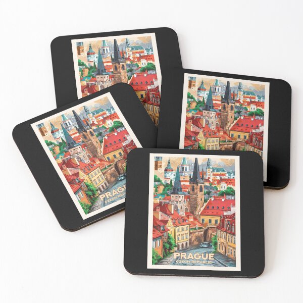 Item preview, Prague (Czech Republic), Travel Art designed and sold by PinkandP.