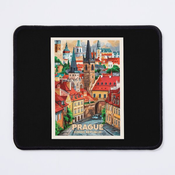Item preview, Prague (Czech Republic), Travel Art designed and sold by PinkandP.