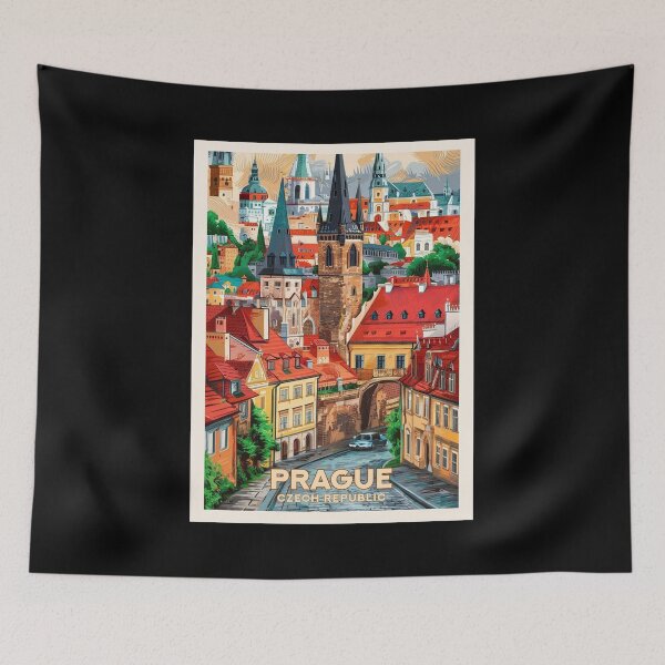 Item preview, Prague (Czech Republic), Travel Art designed and sold by PinkandP.