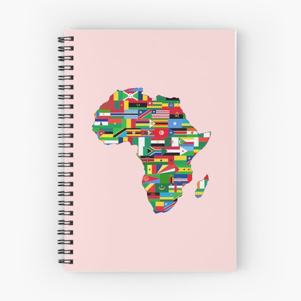 Item preview, Africa map with countries and flags designed and sold by p0pculture3.