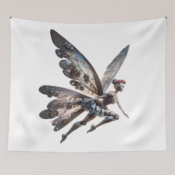Item preview, Mechanical Marvel Fairy - mirror image designed and sold by WheelieGdArt.