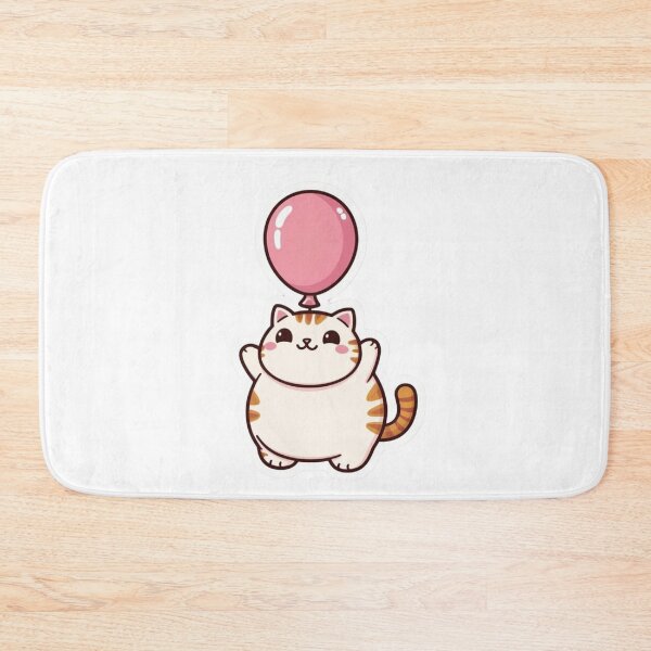 Item preview, Kitty's Pink Balloon designed and sold by TickledStink.