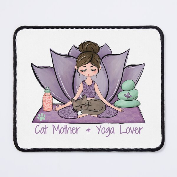Item preview, Yoga Cat Mom - Vibrant wellness-inspired design — perfect for yogis, meditation and cat lovers designed and sold by MerchSearchCO.