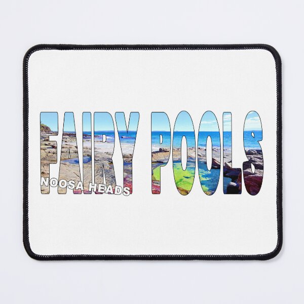 Item preview, FAIRY POOLS Noosa Heads - National Park Mossy Rock Pools designed and sold by Adam Gormley.