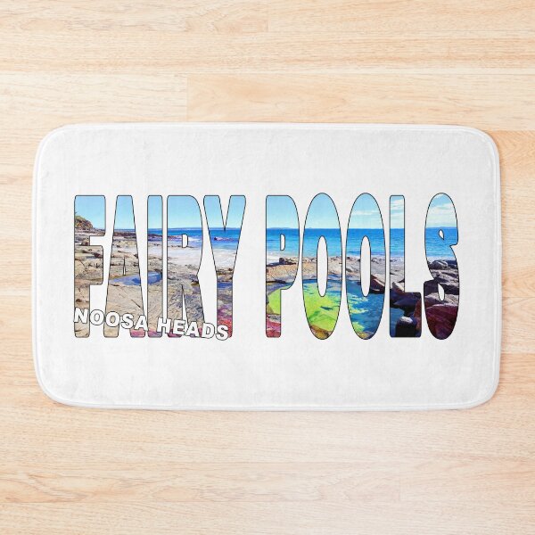 Item preview, FAIRY POOLS Noosa Heads - National Park Mossy Rock Pools designed and sold by Adam Gormley.