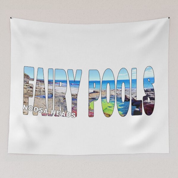 Item preview, FAIRY POOLS Noosa Heads - National Park Mossy Rock Pools designed and sold by Adam Gormley.