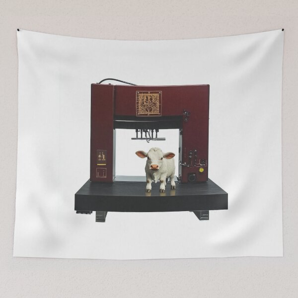 Item preview, Cow on a 3d Printer adjacent Product designed and sold by Inventobot.