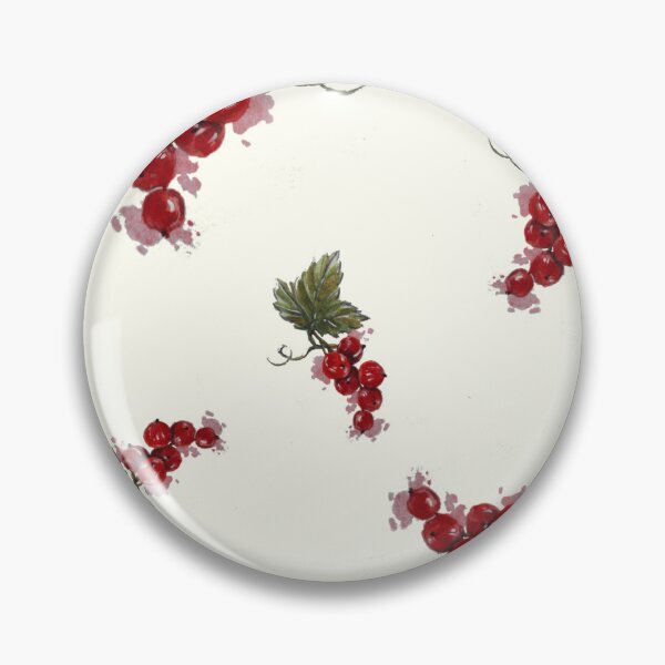 Item preview, Watercolour Red Currant Pattern with Cream background designed and sold by Cozyloft.