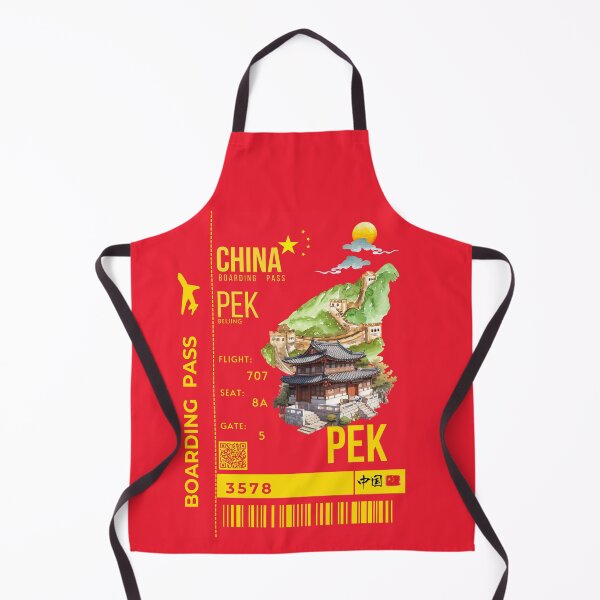 Item preview, China Boarding Pass The Great Wall Stylized designed and sold by InkWhirl.