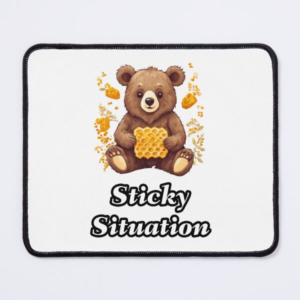Item preview, Sticky Situation - Bear with Honeycomb quote 1 designed and sold by Tom-Johnson.