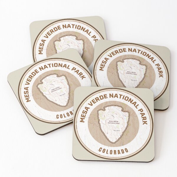 Item preview, Souvenir Map - Mesa Verde National Park designed and sold by Willz Designz.