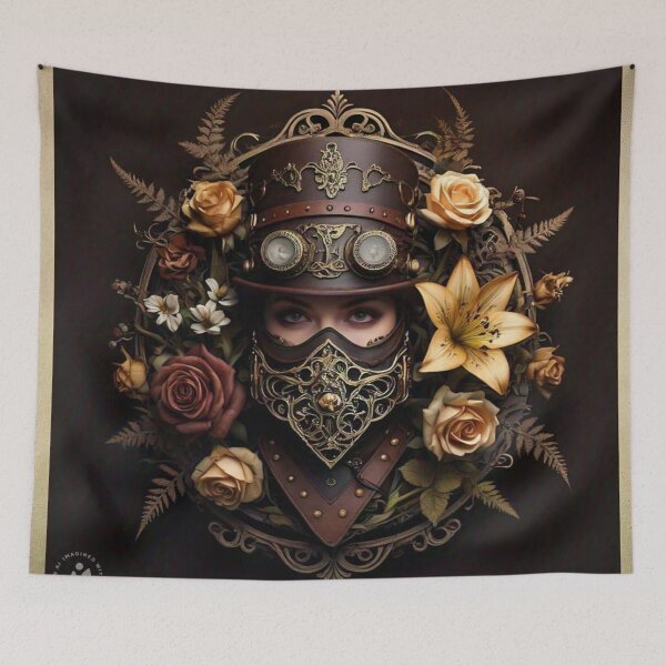 Item preview, Steampunk Floral Fusion Stickers designed and sold by InsightA.