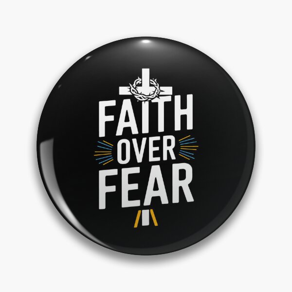 Item preview, Faith Over Fear Christian Cross Religious Inspirational Design designed and sold by Karsten Stier.