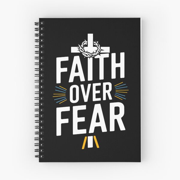 Item preview, Faith Over Fear Christian Cross Religious Inspirational Design designed and sold by Karsten Stier.