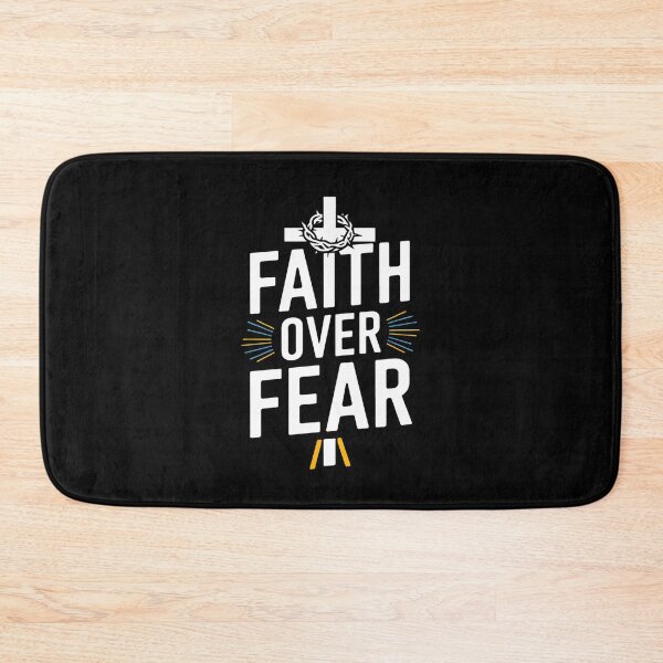 Item preview, Faith Over Fear Christian Cross Religious Inspirational Design designed and sold by Karsten Stier.