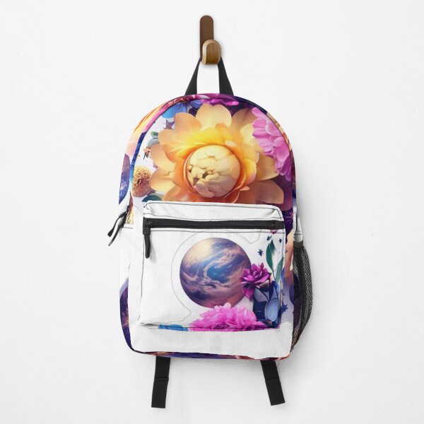 Item preview, Cosmic Bloom Sticker: Flowers in Space, Flower vessel sticker  designed and sold by InsightA.