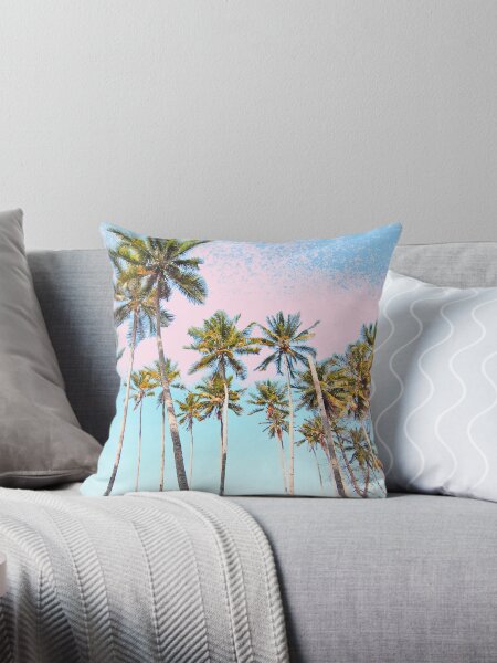 Aperçu de l'œuvre Cocotiers #redbubble #decor #buyart créée et vendue par 83oranges.