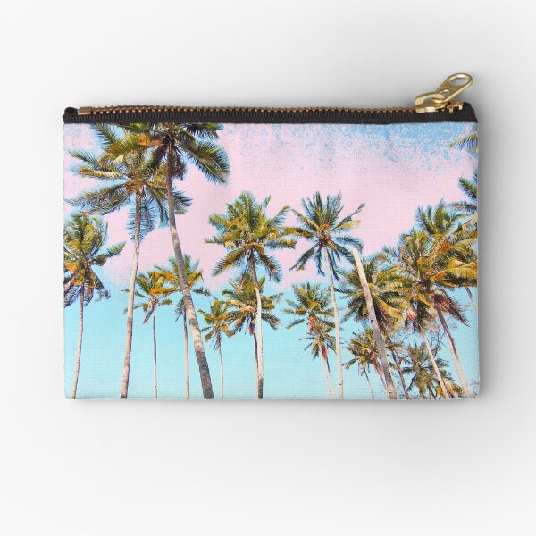Coconut Palms #redbubble #decor #buyart Zipper Pouch