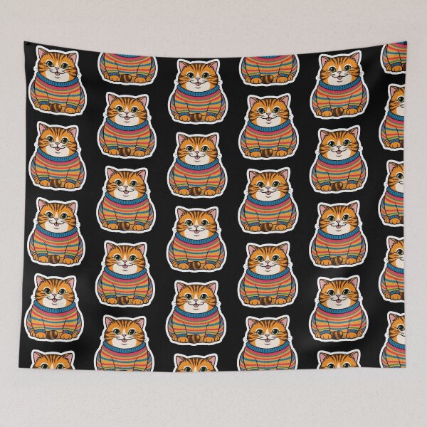 Item preview, Comfy Sweater Cat designed and sold by TickledStink.
