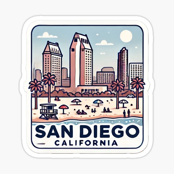 Item preview, San Diego California designed and sold by LoveLabDesign.