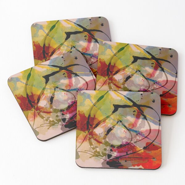 Item preview, Abstract Color Splats designed and sold by ViaARTfactory.