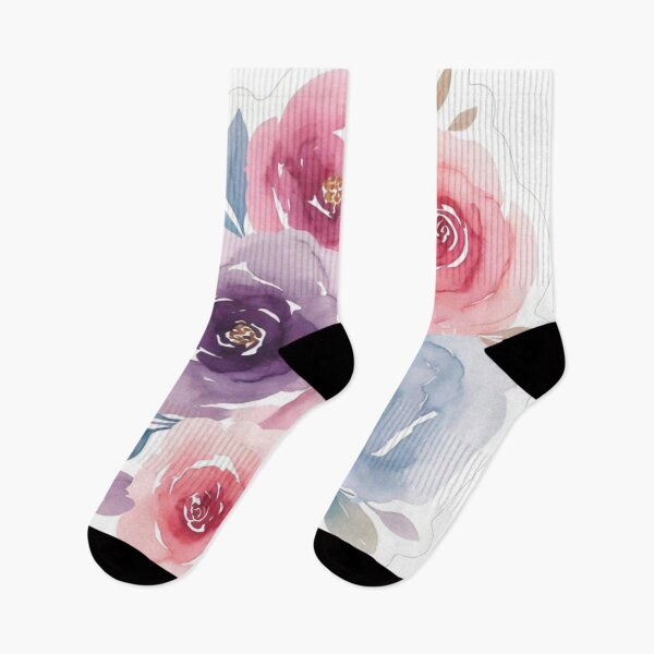 Item preview, Soft, watercolor-style flowers with blended colors flower Sticker designed and sold by InsightA.