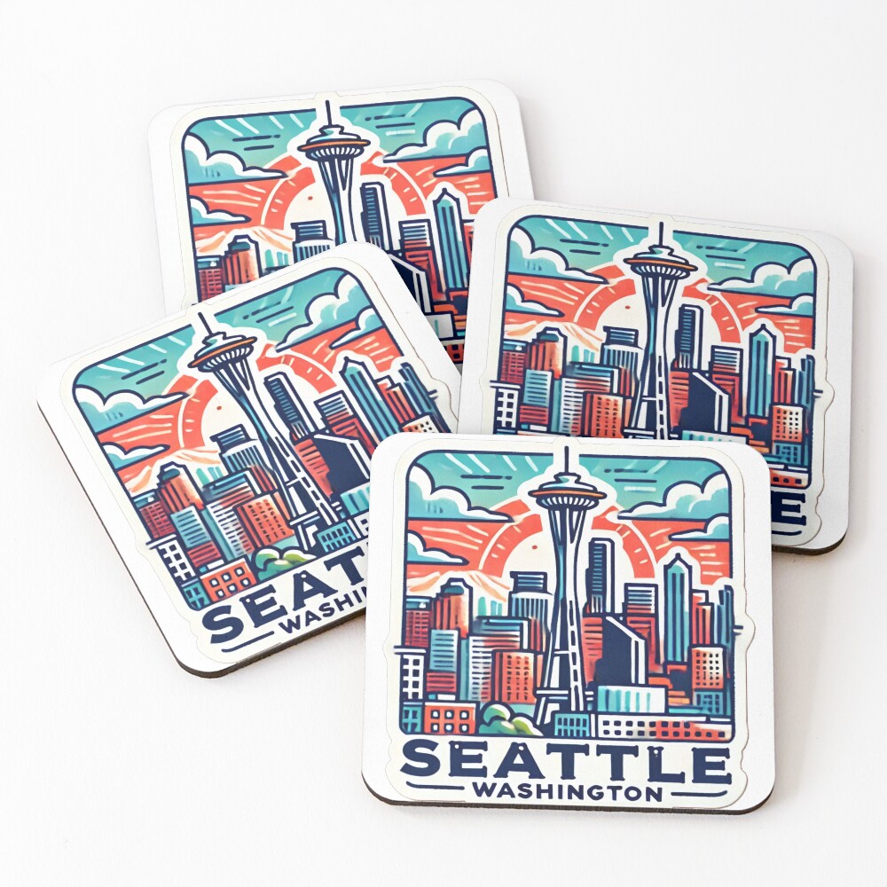 Item preview, Coasters (Set of 4) designed and sold by LoveLabDesign.
