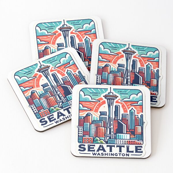 Item preview, Seattle Washington Sticker designed and sold by LoveLabDesign.