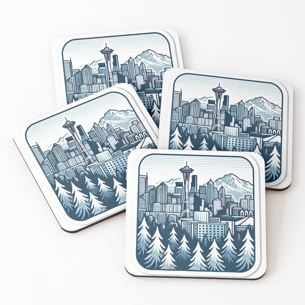 Item preview, Coasters (Set of 4) designed and sold by LoveLabDesign.